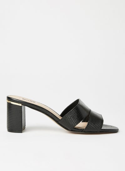 Buy Merlotte Di Block Heel Sandals Black in Saudi Arabia