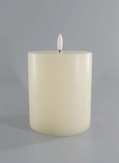 Buy Unscented Wax Pillar Set Unique Luxury Quality Product For The Perfect Stylish Home Candle03 Ivory in Saudi Arabia