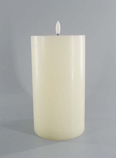 Buy Unscented Wax Pillar Set Unique Luxury Quality Product For The Perfect Stylish Home Candle04 Ivory in Saudi Arabia