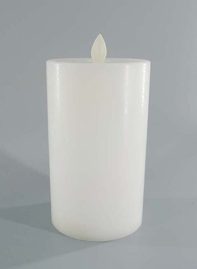 Buy Unscented Wax Pillar Set Unique Luxury Quality Product For The Perfect Stylish Home Candle08 White in Saudi Arabia