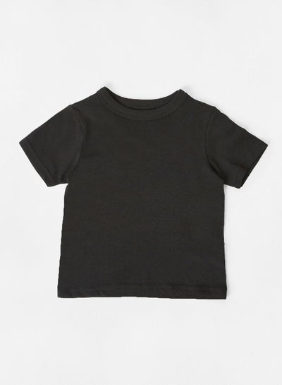 Buy Kids/Teen Basic T-Shirt Black in UAE