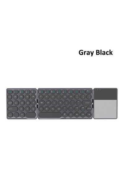 Buy Bluetooth Keyboard With Touchpad For Windows/Android/IOS Black in Saudi Arabia