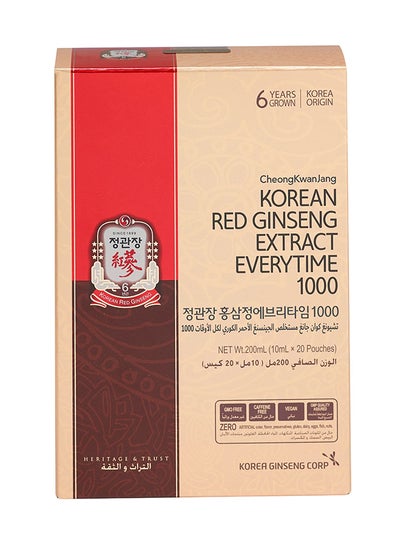 Buy Korean Red Ginseng Extract Every Time 1000 Mg in UAE