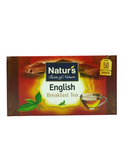 اشتري English Breakfast Tea Bags 50 Pieces 100grams في الامارات