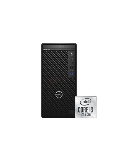 Buy Optiplex 3080 Tower Desktop, Intel Core I3 10100 Processor/16Gb Ram/1Tb Hdd + 256Gb Ssd/Integrated Graphics/Windows 10/International Version Black in UAE