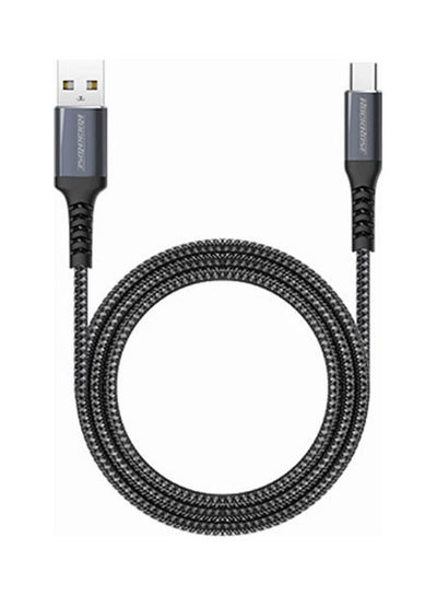 Buy 3A 1M Type-C Cable Black-Midnight Blue in Egypt