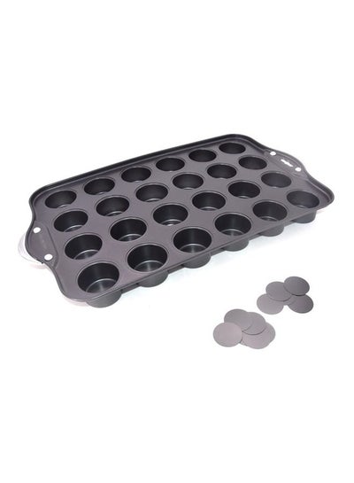 Buy 24-Cup  Muffin Pan Grey 48.5x27x4.5cm in UAE