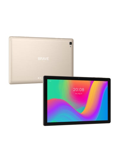 Buy Vaso 10 Inch Tablet, 4GB RAM, 64GB, 4G, Wi-Fi, Gold With Cover & Headset in Saudi Arabia
