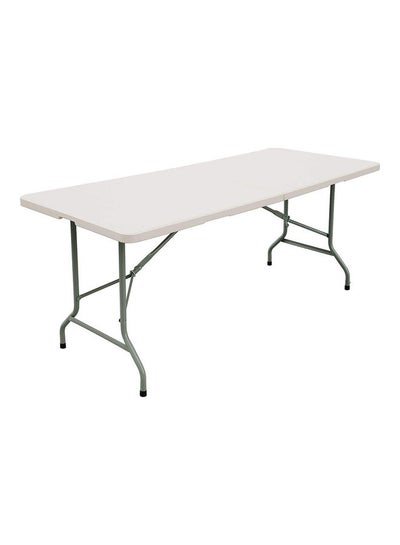 Buy Foldable Buffet Table White/Grey 180 x 72 x 73cm in UAE