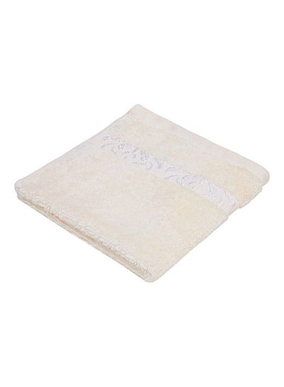 اشتري Border Bath Towel أبيض 33 x 33سم في الامارات