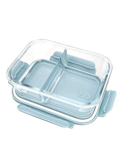 Buy Aiwanto Glass Lunch Box Blue 1000ml in UAE