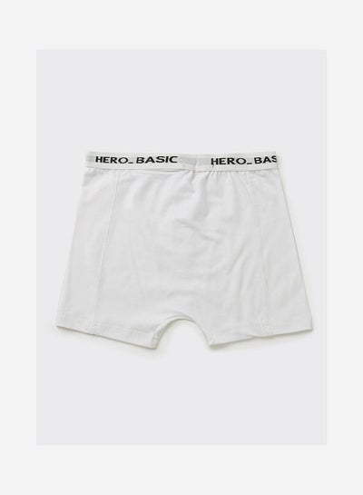 Buy Printed Low-Rise  Boxer White in Egypt