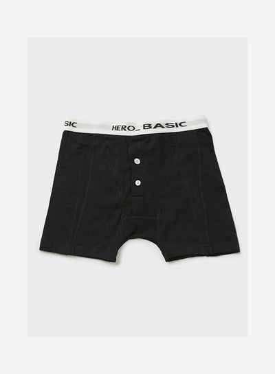 Buy Printed Low-Rise  Boxer Black in Egypt