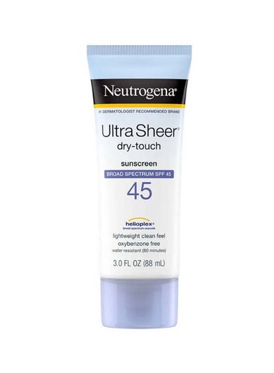 Buy Ultra Sheer Dry-touch Sunscreen SPF 45 White 88ml in Saudi Arabia