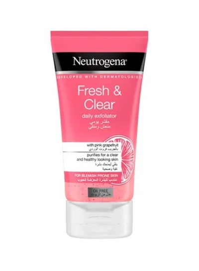 Buy Fresh And Clear Daily Exfoliator With Pink Grapefruit 150ml in Saudi Arabia