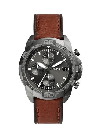 Buy Men's Bronson Chronograph Leather Watch in UAE