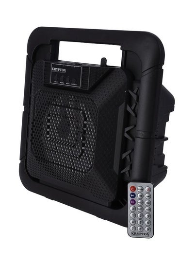 اشتري Rechargeable Portable Speaker With LED Disco Light KNMS5396 أسود في السعودية