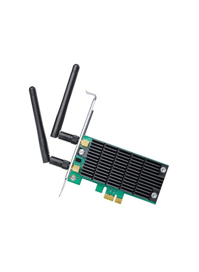 اشتري محول  PCI إكسبريس لاسلكي ثنائي النطاق طراز AC1300 أسود في الامارات