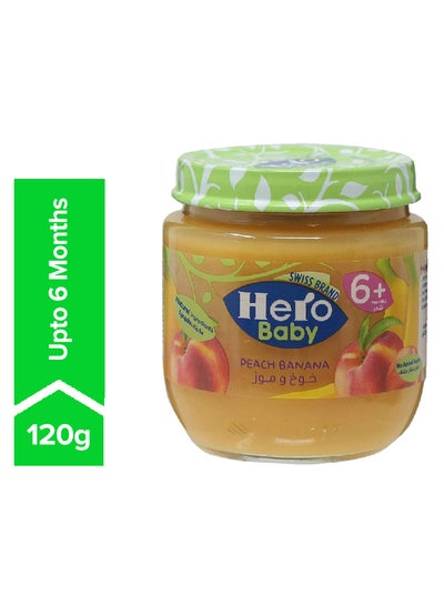 Buy Baby Peach Banana 6 Months 120grams in UAE