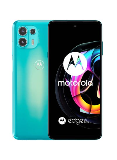 Buy Moto Edge 20 Lite, Cyber Teal 8GB RAM, 128GB in UAE