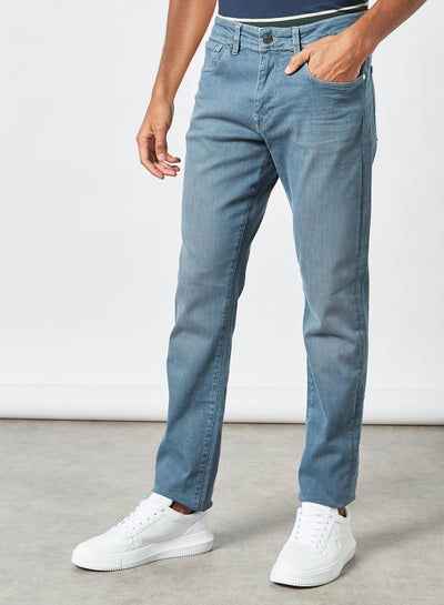 Buy Slim Fit Jeans Blue in UAE