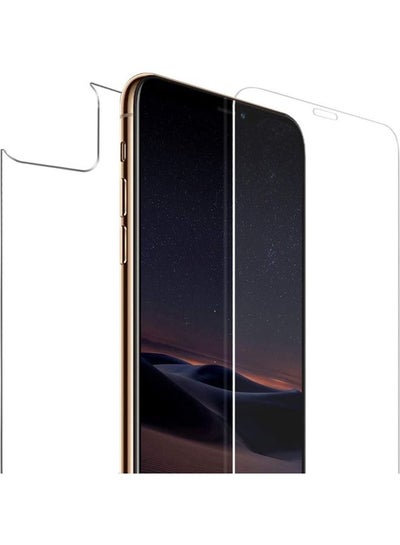 Buy Front And Back Screen Protector For iPhone 12 Pro Clear in Saudi Arabia