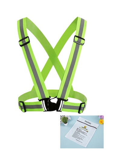 اشتري Adjustable Reflective Bike Vest 12.7x14.9x5.1cm في السعودية