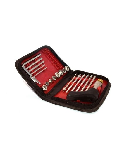 Buy 20-Piece Screwdriver Set Silver/Red/Black in UAE