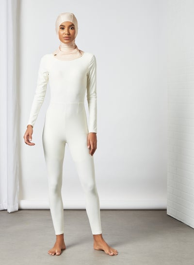 Buy One-Piece Wetsuit White in UAE