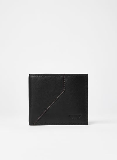 Buy Casual Fold Men's Wallet Black/Red in Saudi Arabia