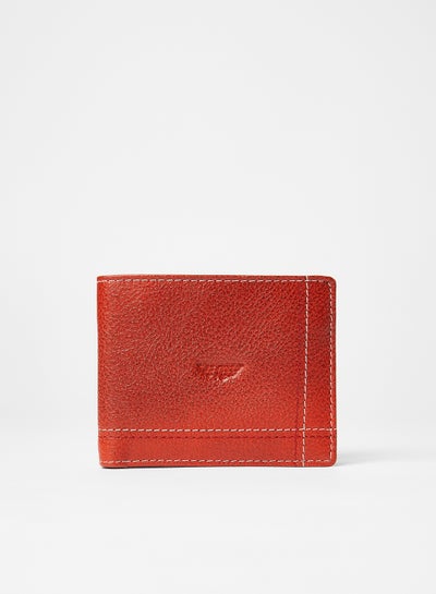 Buy Casual Fold Wallet Red Brown in Saudi Arabia