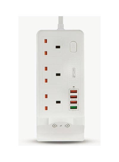 Buy Wireless Socket White 15cm in Saudi Arabia