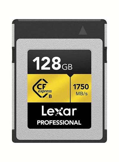 Buy Professional 128GB CFexpress Type B Memory Card, Up To 1750MB/s Read, Raw 4K Video Recording, Supports PCIe 3.0 and NVMe 128 GB in UAE