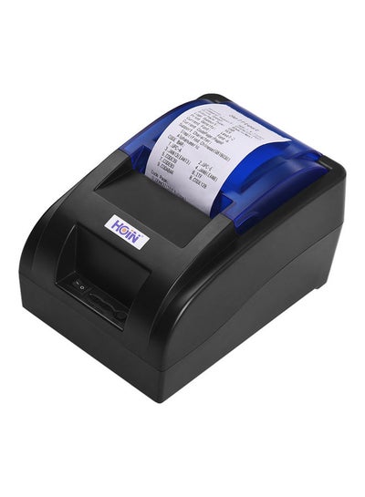 Buy Portable 58mm Thermal Receipt Printer with BT and USB Interface Black in Saudi Arabia