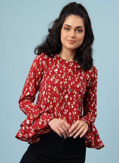 Buy Comfortable Stylish Top Red in Saudi Arabia