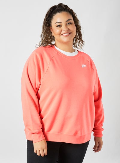 plus size orange sweatshirt