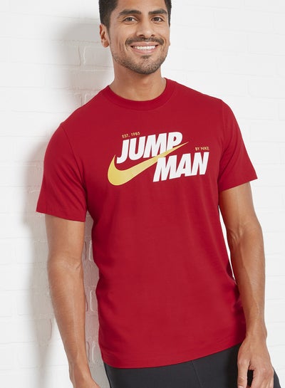 Jordan Jumpman Graphic T-Shirt Red price in UAE, Noon UAE