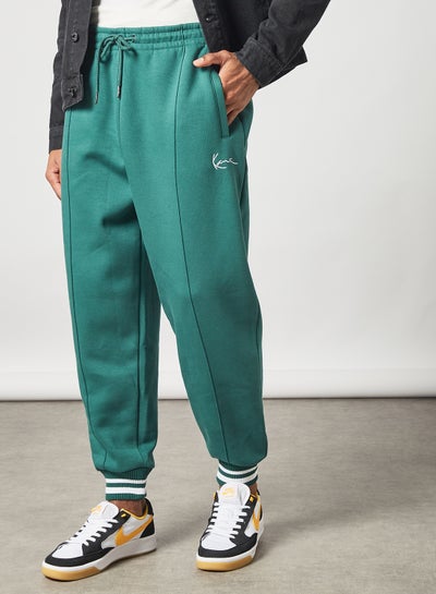 Logo Detail Sweatpants Green price in 