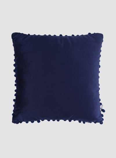 Buy Velvet Cushion  with Pom-poms, Unique Luxury Quality Decor Items for the Perfect Stylish Home in Saudi Arabia