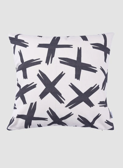 Buy Printed Cushion, Unique Luxury Quality Decor Items for the Perfect Stylish Home Black/White CUS271 in Saudi Arabia