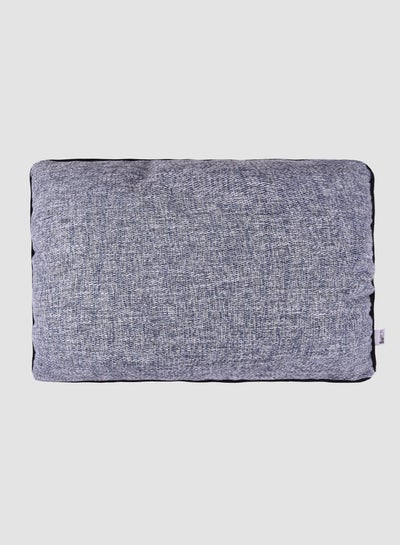 اشتري Woven Faux Linen Cushion أسود 30 x 50سم في السعودية