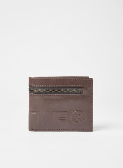 Buy Logo Bi-Fold Wallet Dark Brown in Saudi Arabia