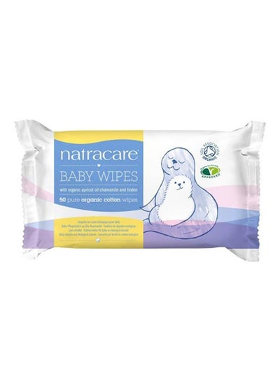 Buy Organic Cotton Baby Wipes 12 Packs x 50 Wipes, 600 Count in UAE