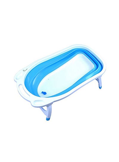 Buy Folding Bath Tub For Baby (Blue) in Egypt
