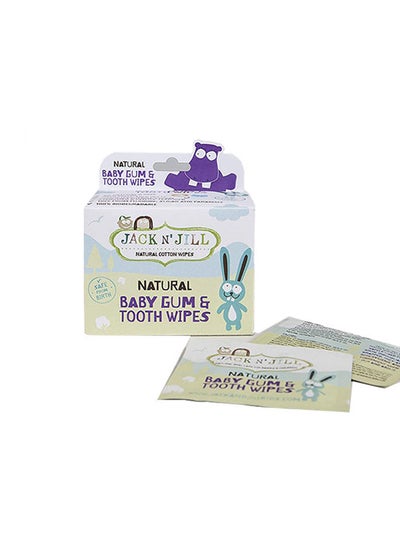 Buy 25-Piece Gum And Tooth Wipes in UAE