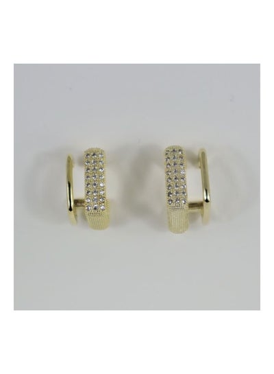 Buy Lumia - Brilliance Zircon Inlaid Gold Plated Earring in UAE