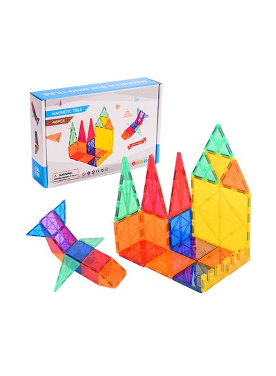 اشتري JZRtoys15 48-Piece Magnetic Building Blocks 3+ Years في الامارات