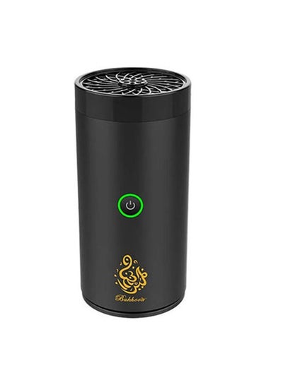 Buy USB Type-C Power Rechargeable Incense Burner Black 14x7x7cm in Saudi Arabia