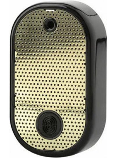 Buy Portable Smart Bakhour Device Black/Golden 8.5 x 8.5cm in UAE