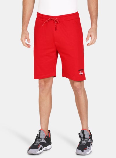 Buy Essential Sports Drawstring Shorts Redish Red in Egypt
